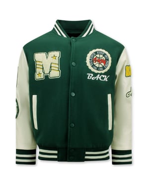 Enos Vintage oversized varsity jacket 7086