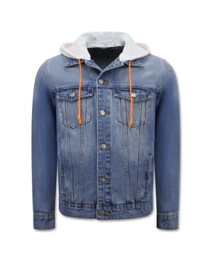 Local Fanatic Denim spijkejack met capuchon