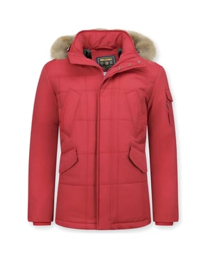 Beluomo Bontjassen winterjas lang