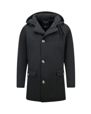 Enos Lange parka met capuchon