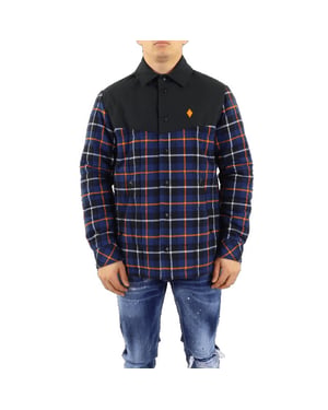 Marcelo Burlon Heren cross check padded overshirt