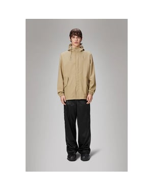 Rains 18010 fishtail jacket w3 sand