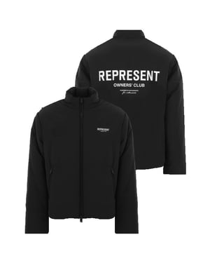 Represent Heren owners club wadded jacket zwar