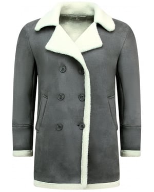 Tony Backer Imitatie bontjas lang lammy coat