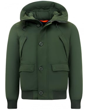 Warren Webber Winterjas kort met capuchon