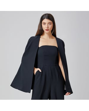 Minimalistische avondcape