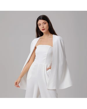 Minimalistische avondcape