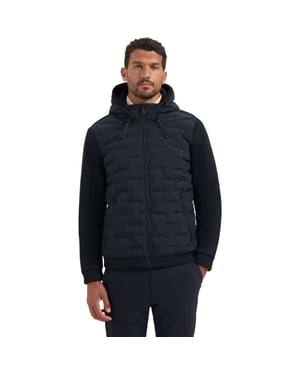 No Excess Jacket short fit sealed hooded knit night