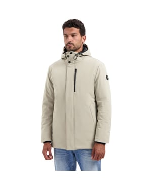 No Excess Jacket long soft shell stone