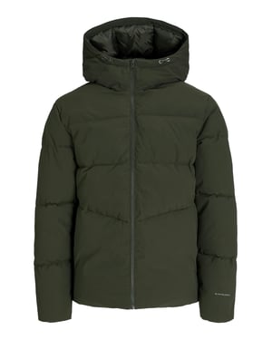 Jack & Jones Mens Puffer Jacket Full Zip Long Sleeve Windproof