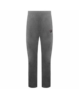 Lotton Contrast Cuffed Mens Mid Grey Track Pants