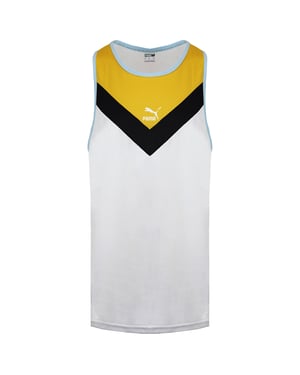 Puma Iconic MCS Mens White Vest