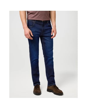 Wrangler Greensboro heren regular straight-fit jeans rustic navy