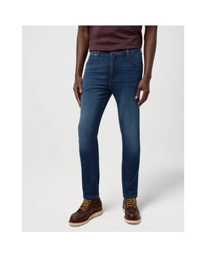 Wrangler Larston heren slim-fit jeans fog