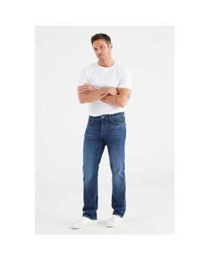 Cup of Joe Lance heren straight-fit jeans space blue