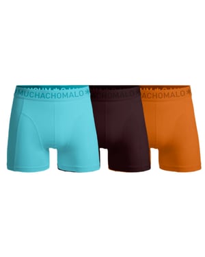 Muchachomalo Men 3-pack boxer shorts solid