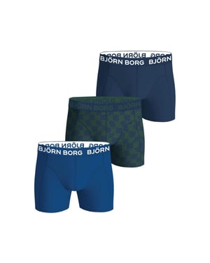 Björn Borg Björn borg 3-pack boxershorts cotton stretch – /print