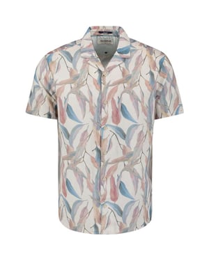 No Excess Shirt short sleeve revers collar al sand