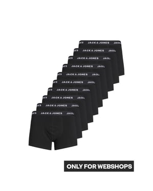 Jack & Jones Effen boxershorts heren multipack jacsolid 10-pack