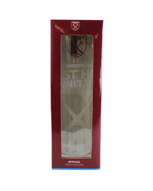 West Ham United FC Slim Pint Glass