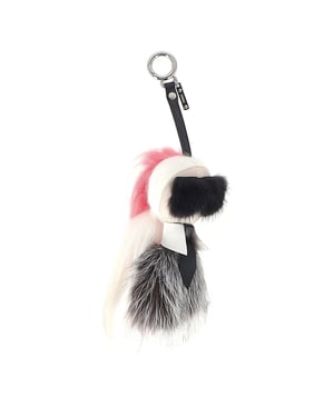 Fendi Karlito Tascharme in Multicolor Bont