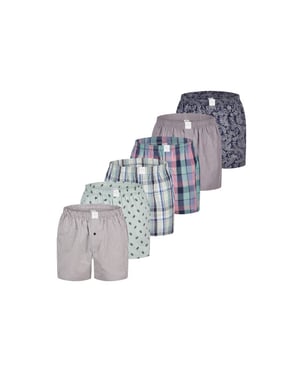 MG-1 Wijde boxershorts heren 6-pack pack d520
