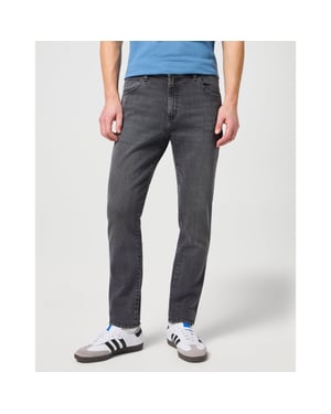 Wrangler Larston heren slim-fit jeans blackout