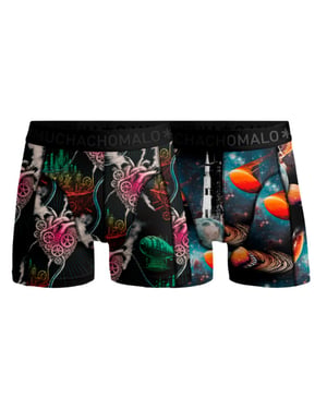 Muchachomalo Men 2-pack boxer shorts modern age