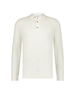 Blue Industry De gebreide polo met lange mouwen |