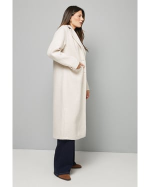 Collared Cuff Detail Maxi Coat