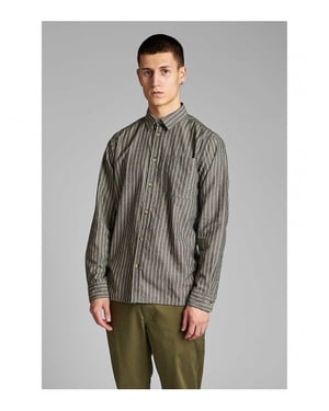 Anerkjendt Arkenjendt aklenny ls cotton stripe style 900034 3059 sky captain