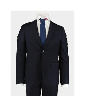 Scotland Blue Bos bright blue kostuum toulon suit wool drop 8 233028to05sb/290 navy