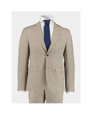 Scotland Blue Bos bright blue kostuum toulon suit wool drop 8 233028to12sb/820 sand