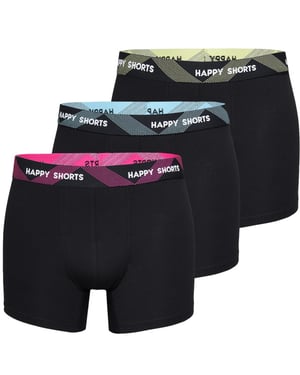 Happy Shorts 3-pack boxershorts heren