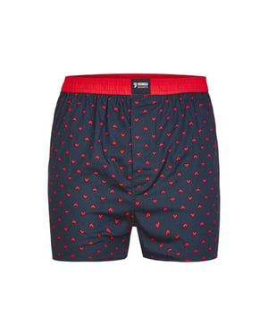 Happy Shorts Wijde boxershort rode hartjes