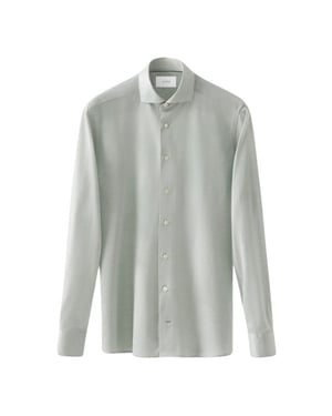 Eton Filo de scozia oxford shirt lange mouw overhemden 100013016