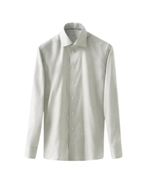 Eton Twill lange mouw overhemden 100012258
