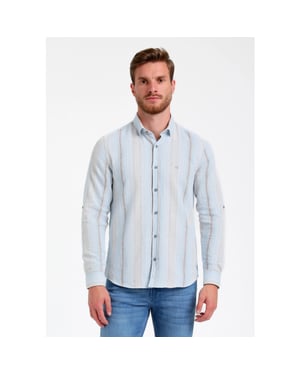 Gabbiano Heren overhemd 335547 4001 bright blue