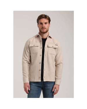 Gabbiano Heren overshirt 335235 1002 sand