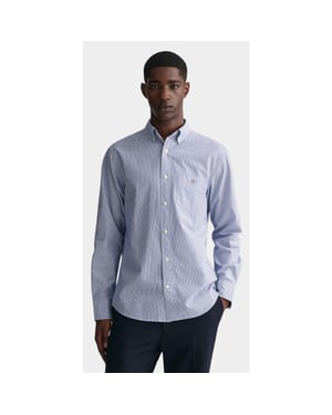 Gant Casual hemd lange mouw regular fit banker stripe 3000140/436