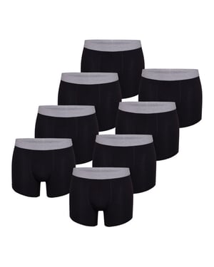 MG-1 Denim brøs. boxershorts heren 8-pack effen zwart #10