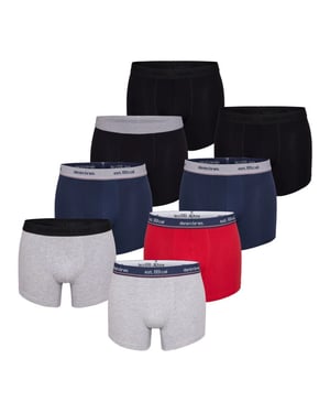 MG-1 Denim brøs. boxershorts heren 8-pack multi effen kleuren #13