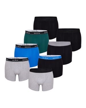MG-1 Denim brøs. boxershorts heren 8-pack multi effen kleuren #14