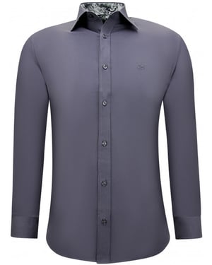 Gentile Bellini Nette zakelijke effe overhemden slim fit stretch