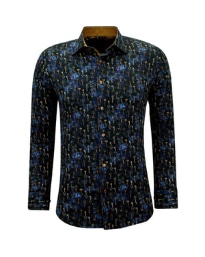 Gentile Bellini Overhemden lange mouwen met print