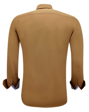 Gentile Bellini Zakelijke lange mouw nette slim fit