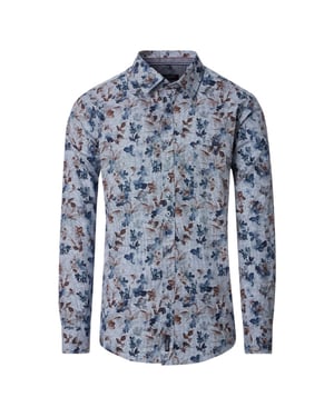 Casamoda Heren overhemd 454483100 100 blue