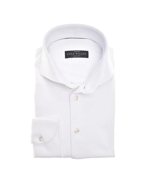 John Miller Slim fit lange mouw overhemden 5346516