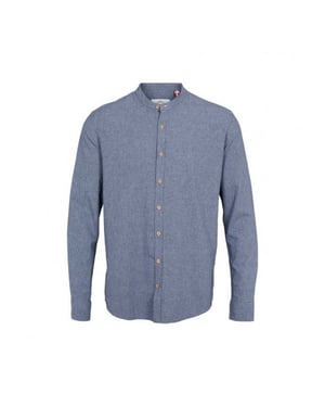 Kronstadt K3321 johan crepe henley hirt navy