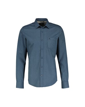 Lerros Heren overhemd 24810421 485 classic navy
